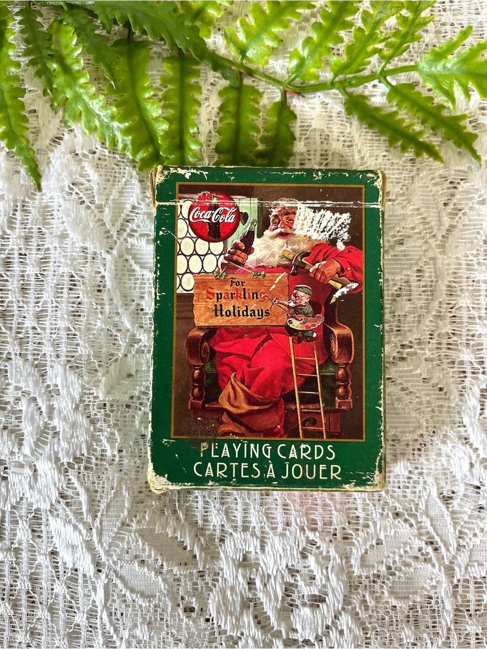 1998 Coca Cola Christmas Santa Playing Cards